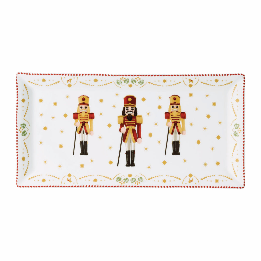 Amour de Noël, assiette carrée 36 cm, Hutschenreuther 2025