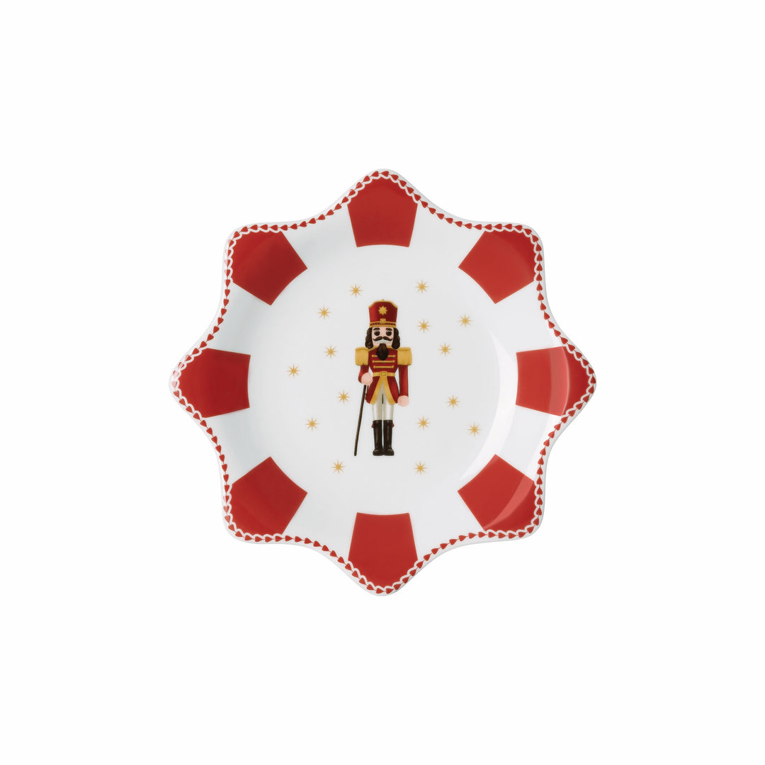 Christmas Love red, guscio stellato 20 cm, Hutschenreuther 2025