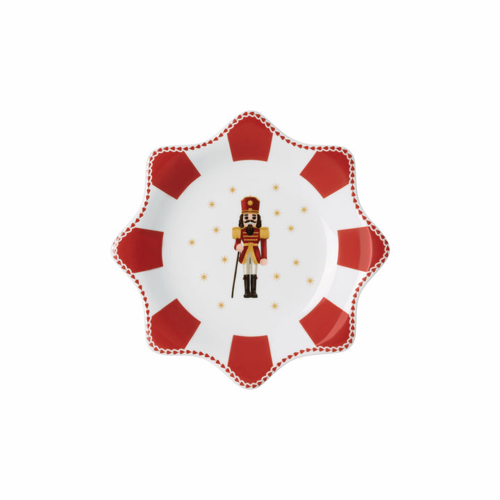 Christmas Love red, guscio stellato 20 cm, Hutschenreuther 2025