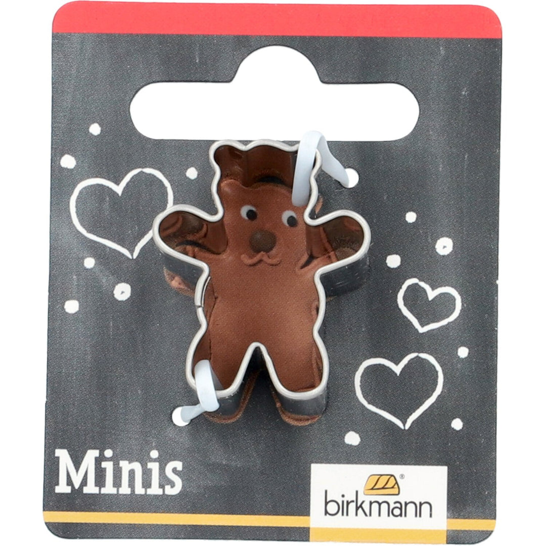 RBVBirkmann, Mini-Ausstechform, Teddy 2,7cm, Edelstahl