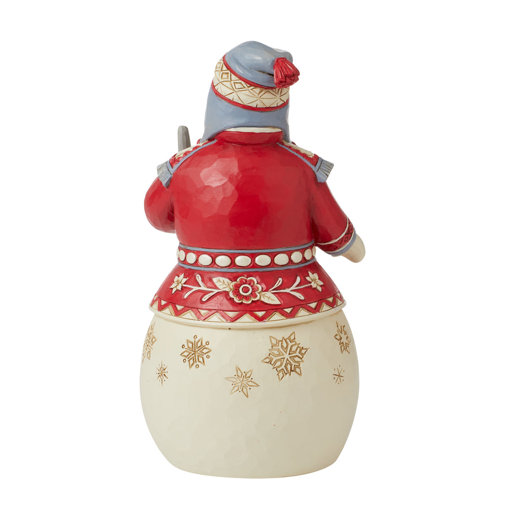 6012891 - Jim Shore Nordic Noel Snowman 'Schneemann - 21cm' 2023