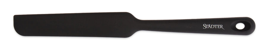 ST - 640085 - Städter 'Soft - Grip Teigschaber, Silikon, Schwarz' 24,5x2,7cm