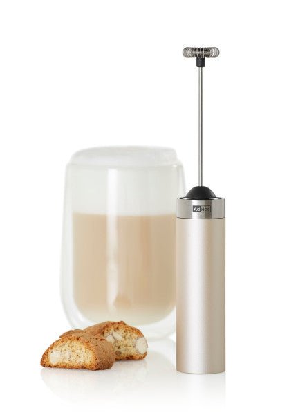 AdHoc - MS22 - AdHoc, Milch - / Saucenschäumer Rapid 3, light grey, inkl. 3 Batterien