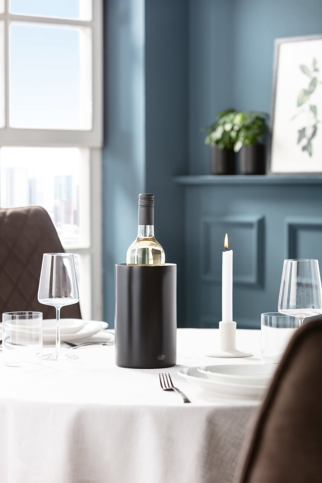 ALF - 0457232100 - Alfi 'Vino Flaschenkühler velvet black mat 0,70 - 1,00l'