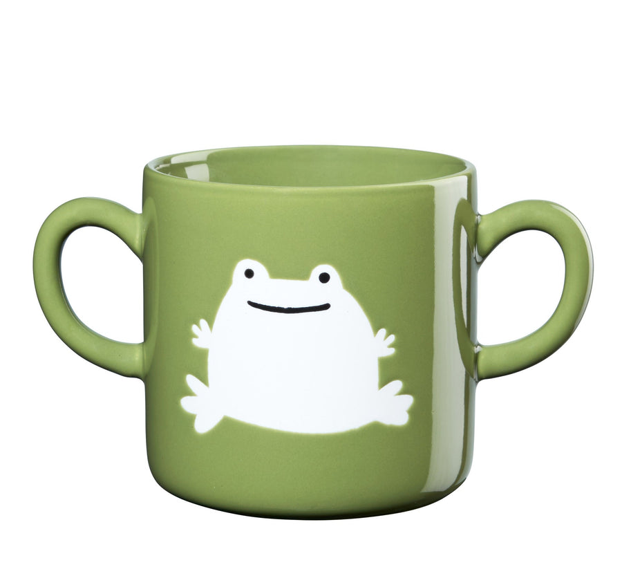 ASA - 49063514 - ASA, Henkelbecher Frosch, Höhe 8,5 cm x D8,5cm, Inhalt 0,25l