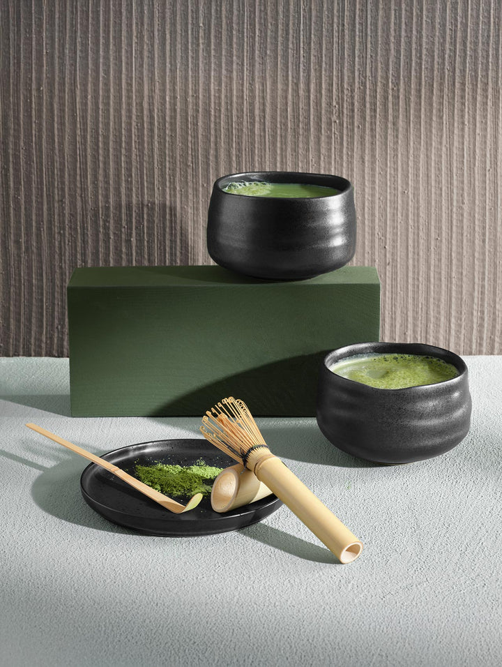 - Asa, Matchabesen mit Bänkchen, L14,5cm