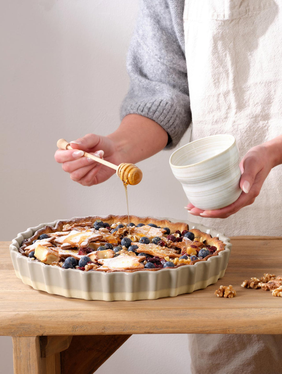 ASA - 05014315 - Asa, Tarteform, nude, "Grande al forno", D. 30 cm, H. 4 cm