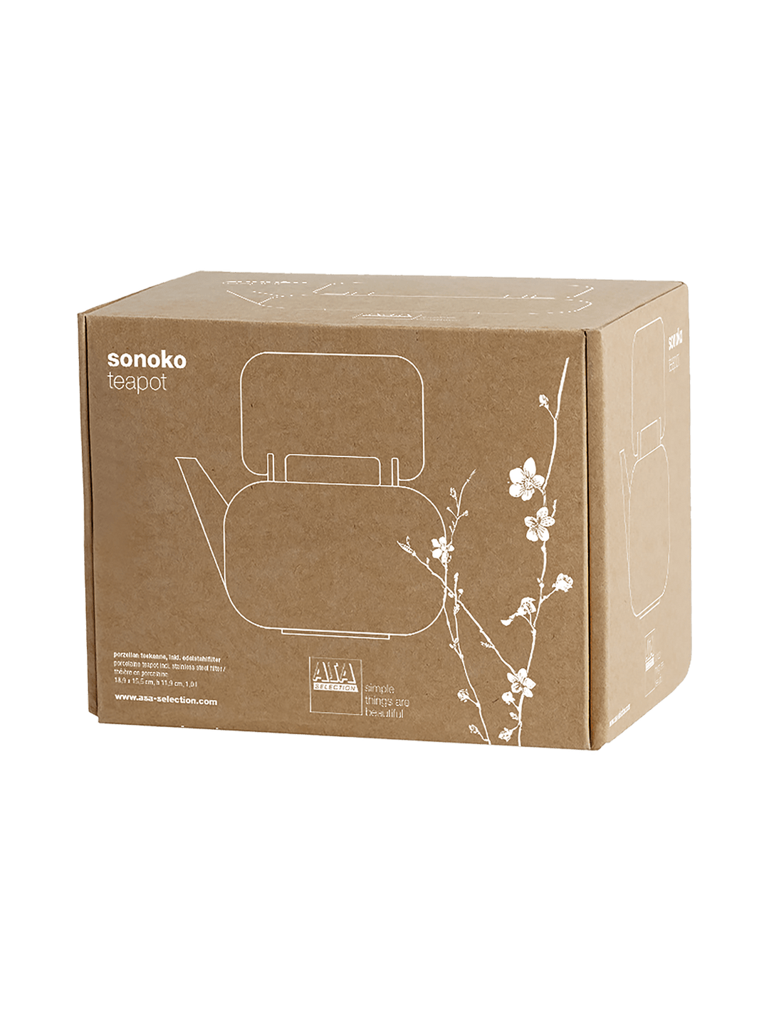 ASA - 21371017 - ASA, Teekanne Sonoco, inkl. Edelstahlfilter, 1,0l