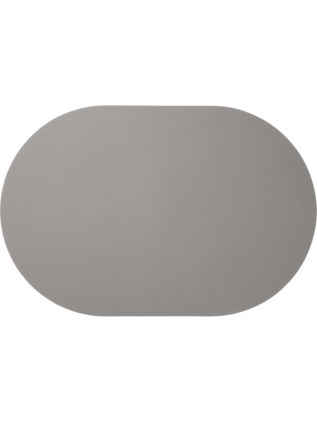 ASA - 07876420 - ASA, Tischset oval, cement, Lederoptik