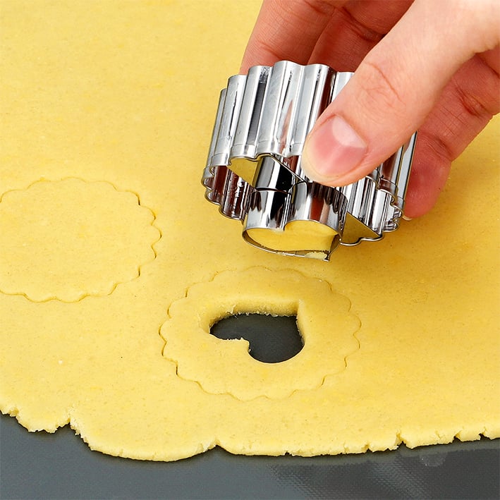 BIR - 199699 - Ausstechform, Linzer Kleeblatt, Birkmann, Edelstahl