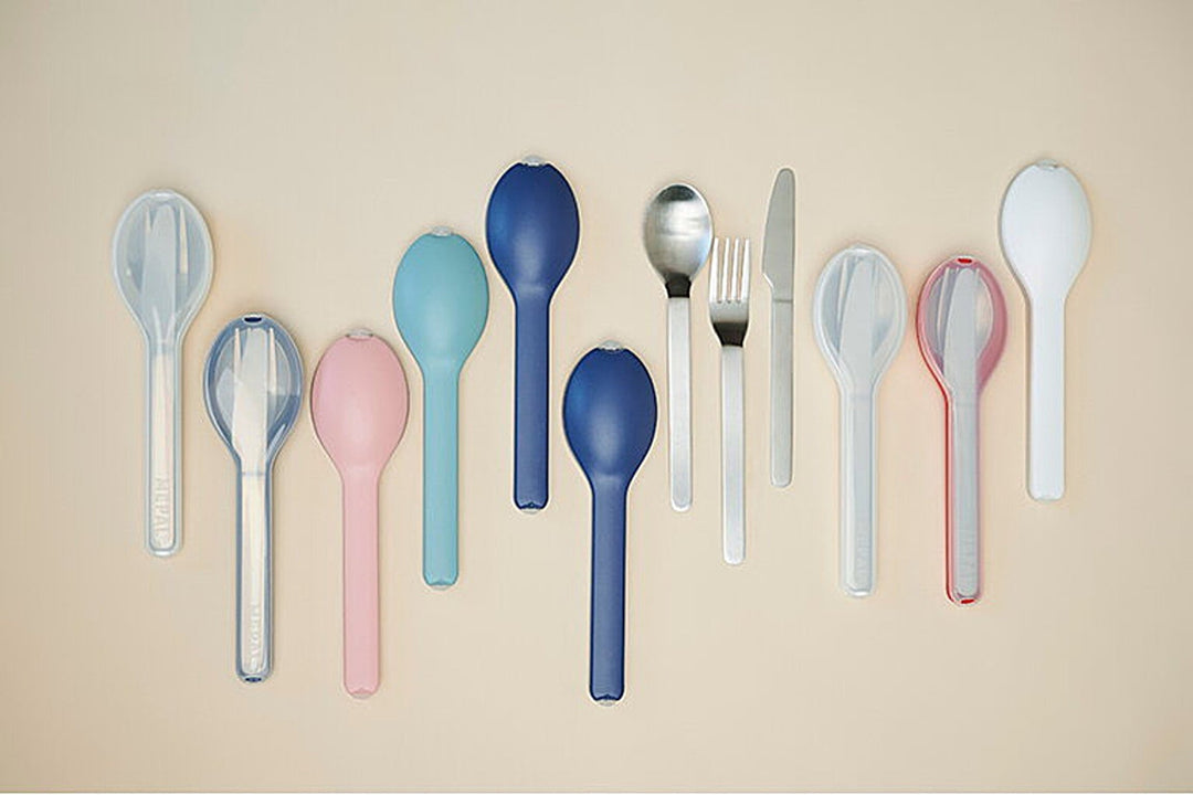105760094700 - Besteckset Ellipse 3 - teilig, Mepal, Nordic sage