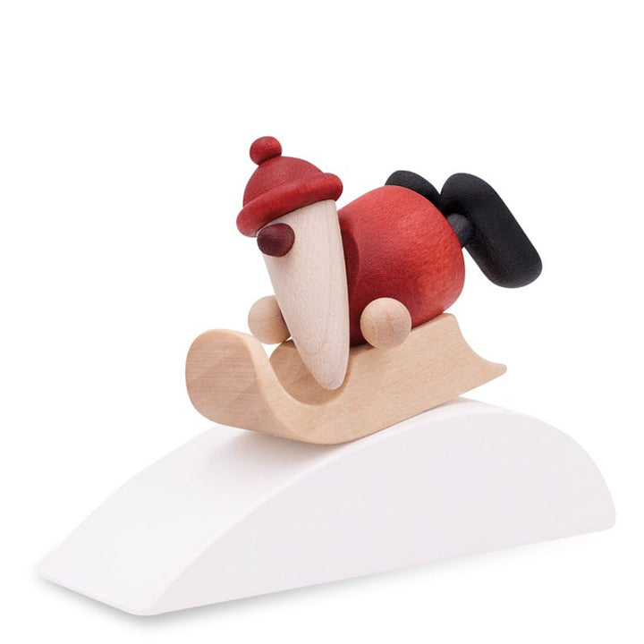 KOE - 116096 - Bjoern Koehler - Miniaturset 6 - Weihnachtsmann auf Schlitten mit Hügel