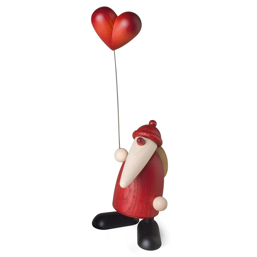 KOE - 6544 - Bjoern Koehler - Weihnachtsmann mit Herzballon, klein