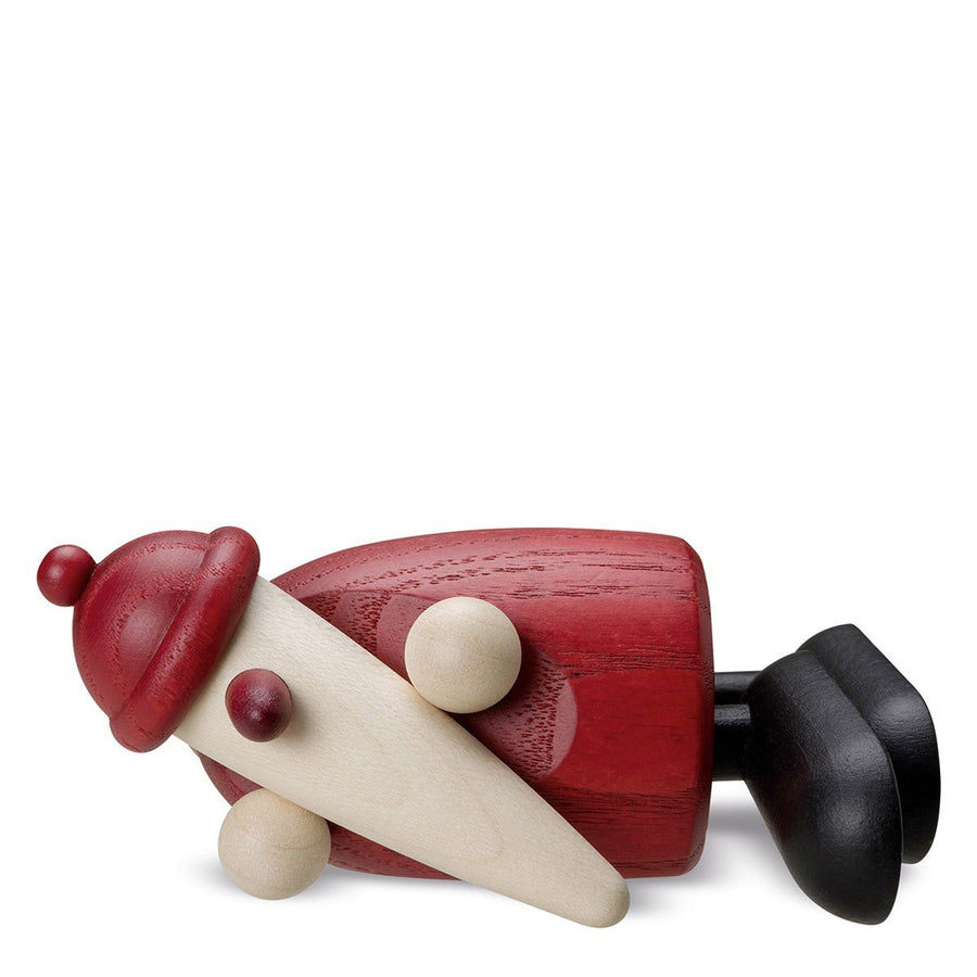 KOE - 6030 - Bjoern Koehler - Weihnachtsmann schlafend, klein, rot, 9cm