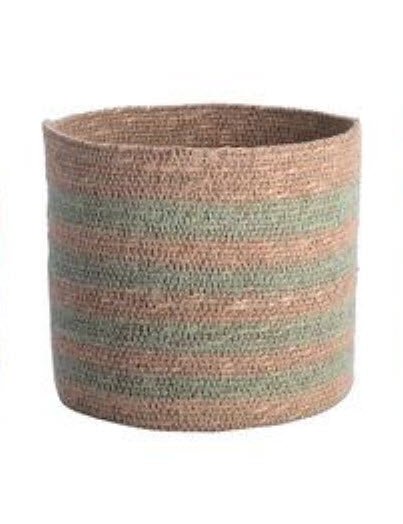 GICO - 1154501020_medium - Boathouse, Körbe von GiftCompany, natur/weiss/mint/flieder,grau, Seegras