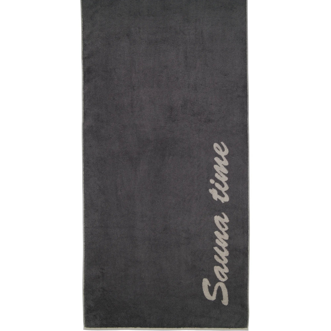 CAW-449-77-s80/200 - Cawö - Saunatuch - anthrazit, 80/200cm