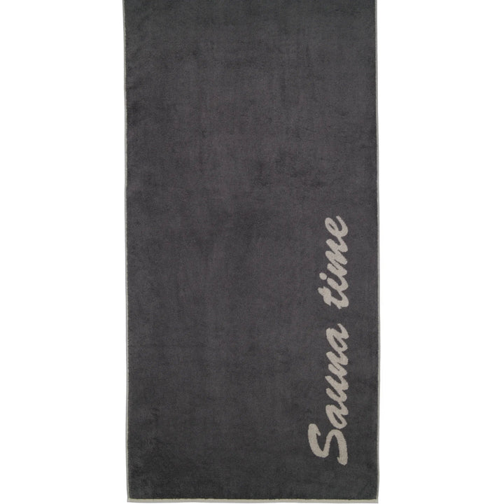 CAW-449-77-s80/200 - Cawö - Saunatuch - anthrazit, 80/200cm