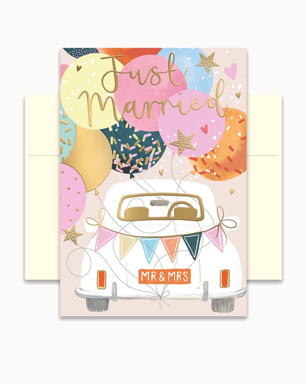 CHI - LT344 - Chic.mic, Doppelkarte mit Umschlag "Just Married"