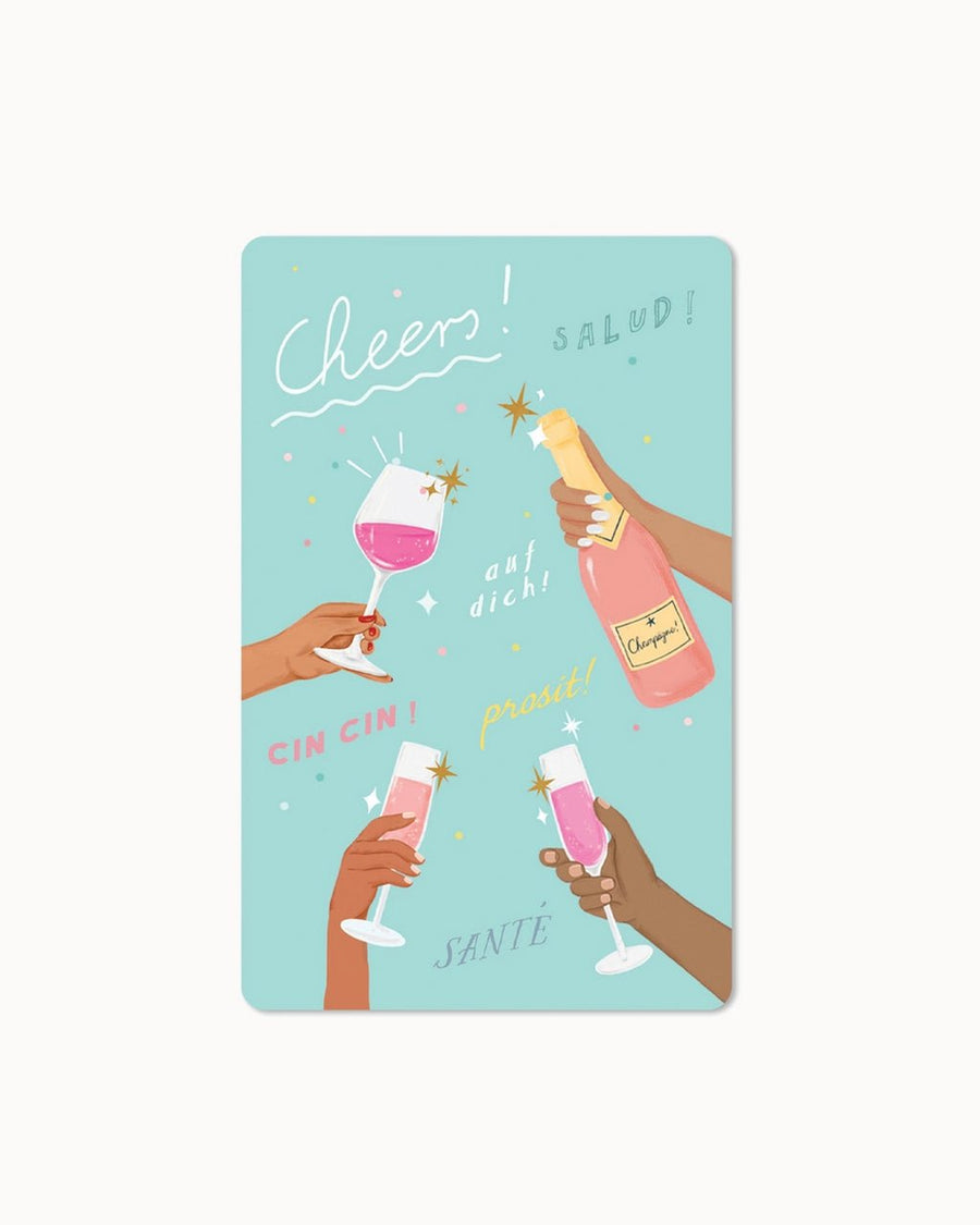 CHI - LC402 - chic.mic - Lunacard Postkarte 'Cheers'