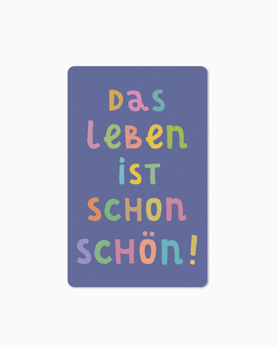 CHI - LC370 - chic.mic - Lunacard Postkarte 'Das Leben ist schon schön'