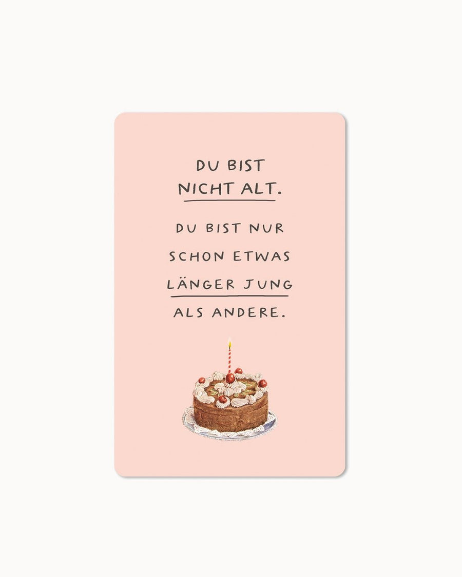 CHI - LC379 - chic.mic - Lunacard Postkarte 'Du bist nicht alt'