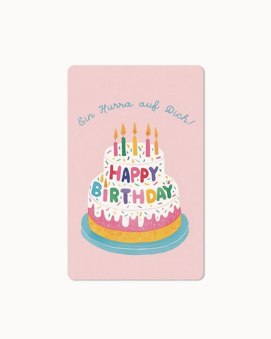 CHI - LC390 - chic.mic - Lunacard Postkarte 'Ein Hurra auf dich'