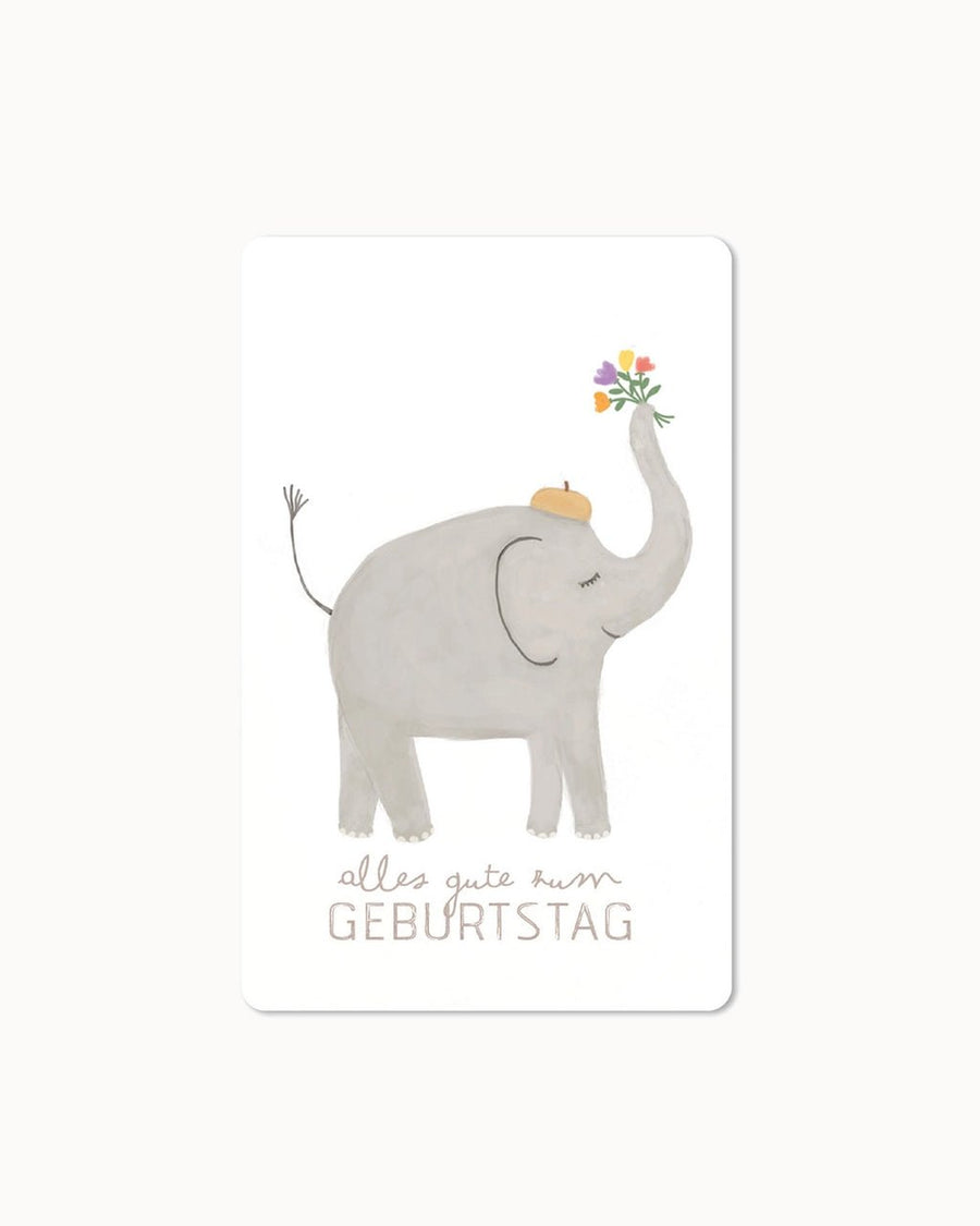 CHI - LC410 - chic.mic - Lunacard Postkarte 'Elefant Geburtstag'