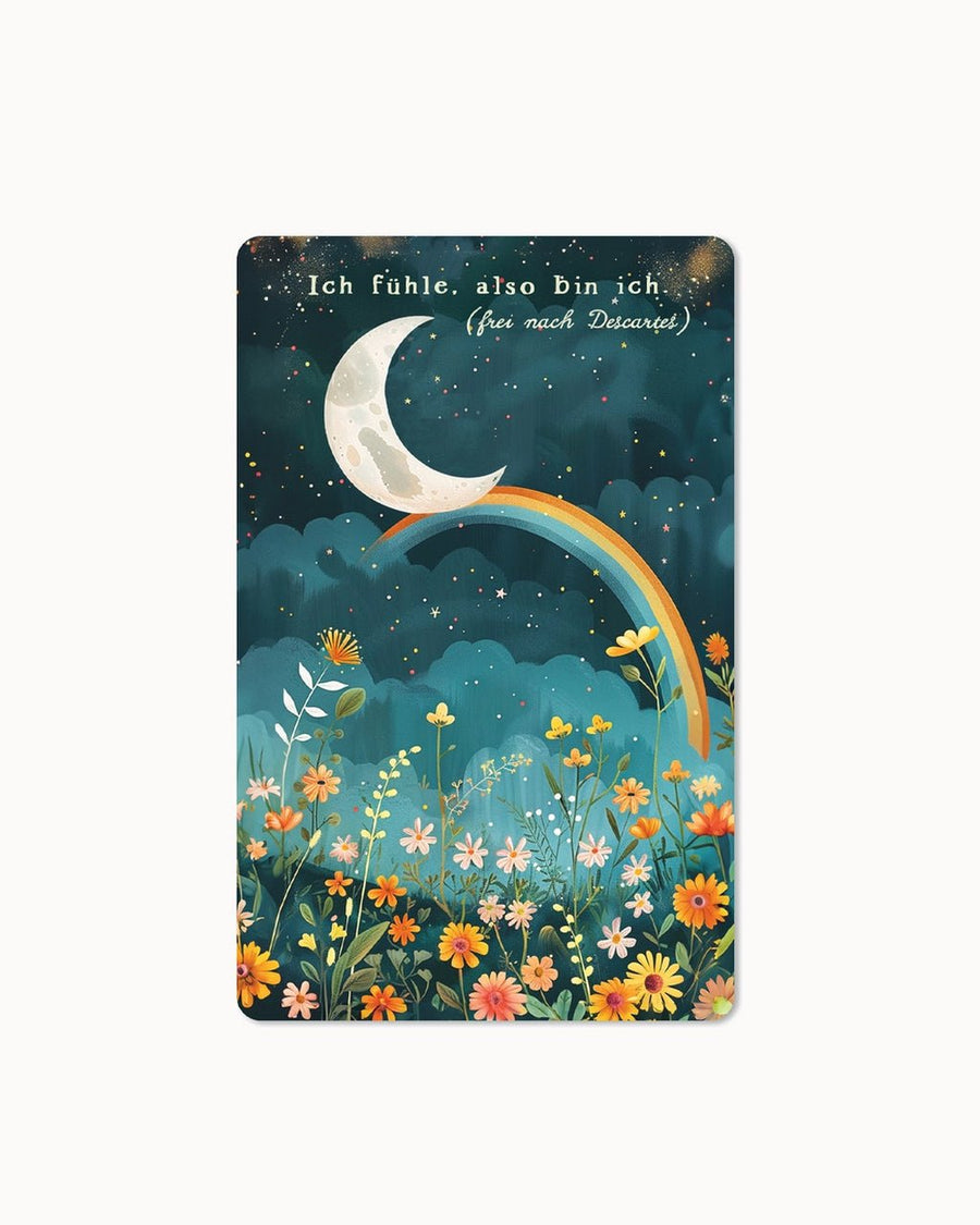 CHI - LC371 - chic.mic - Lunacard Postkarte 'Ich fühle, also bin ich'