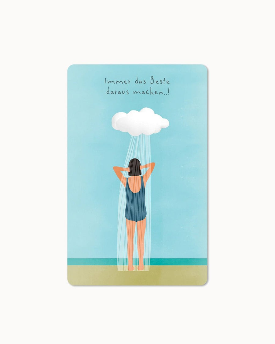 CHI - LC345 - chic.mic - Lunacard Postkarte 'Immer das Beste daraus machen'