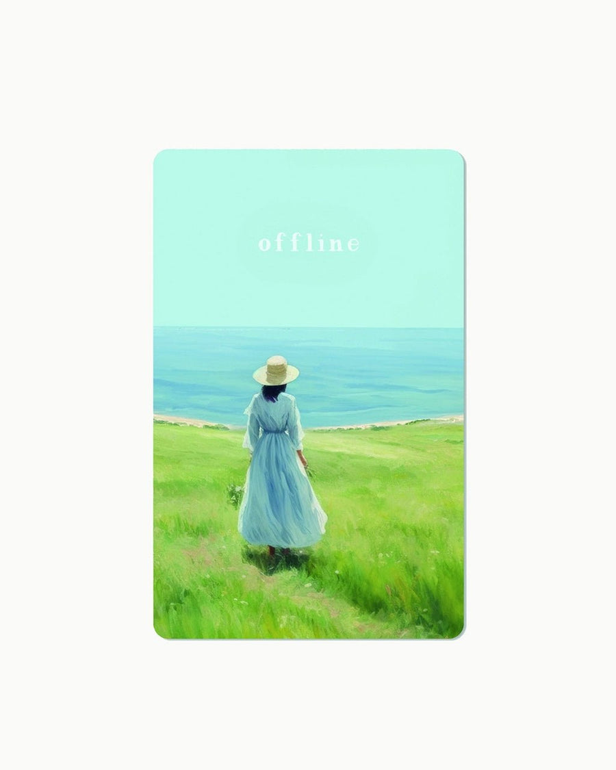 CHI - LC423 - chic.mic - Lunacard Postkarte 'Offline'