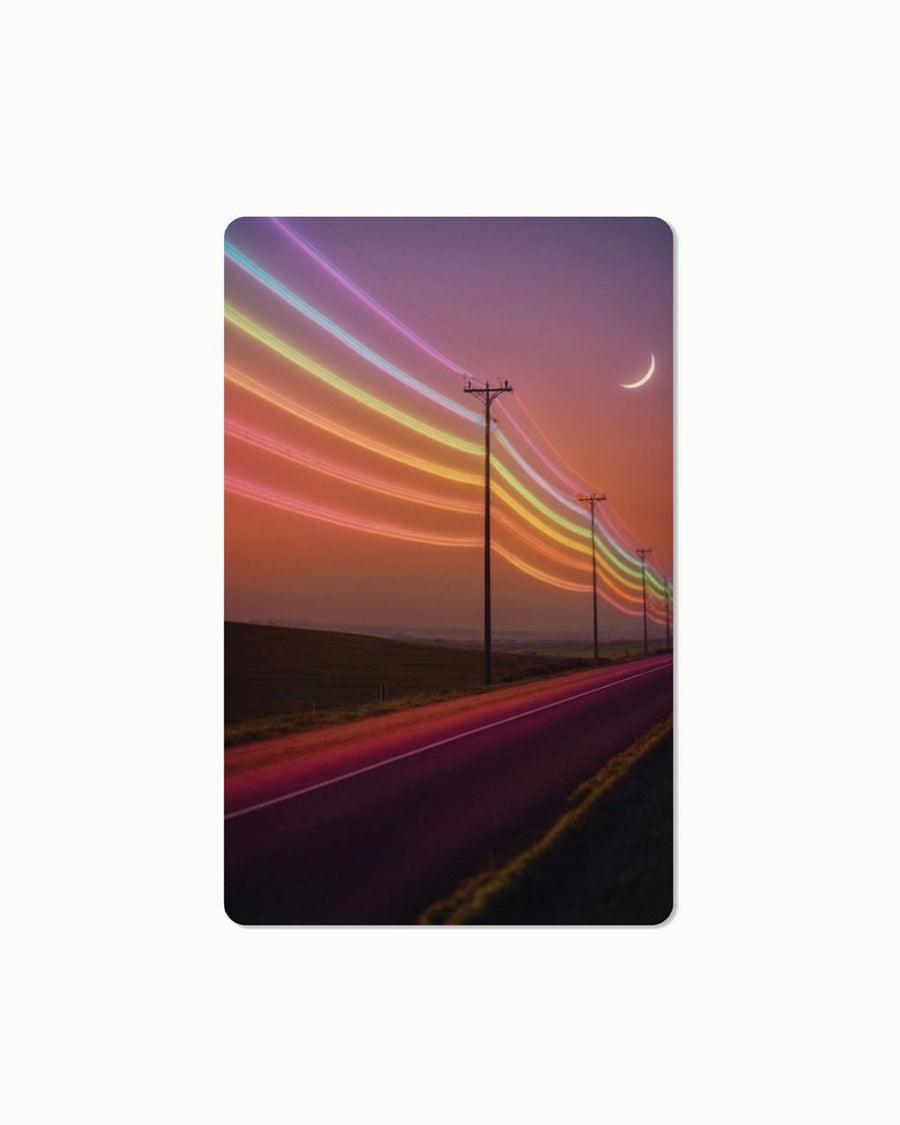 CHI - LC393 - chic.mic - Lunacard Postkarte 'Rainbow lane'