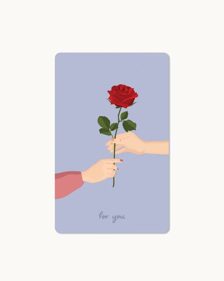 CHI - LC358 - Chic.mic, Lunacard Postkarte, "Rose for you"