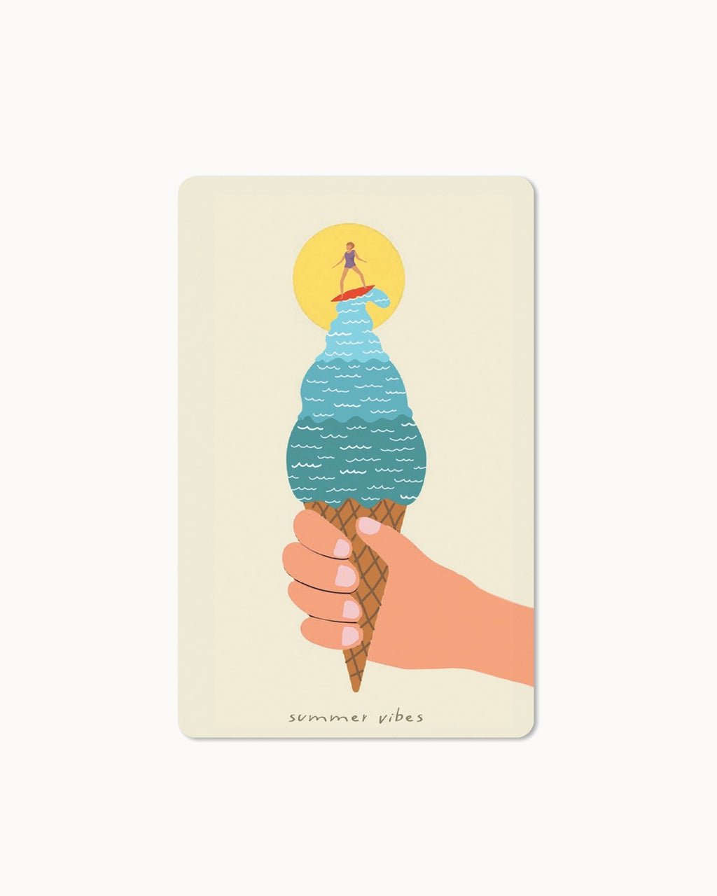 CHI - LC384 - chic.mic - Lunacard Postkarte 'summer vibes'