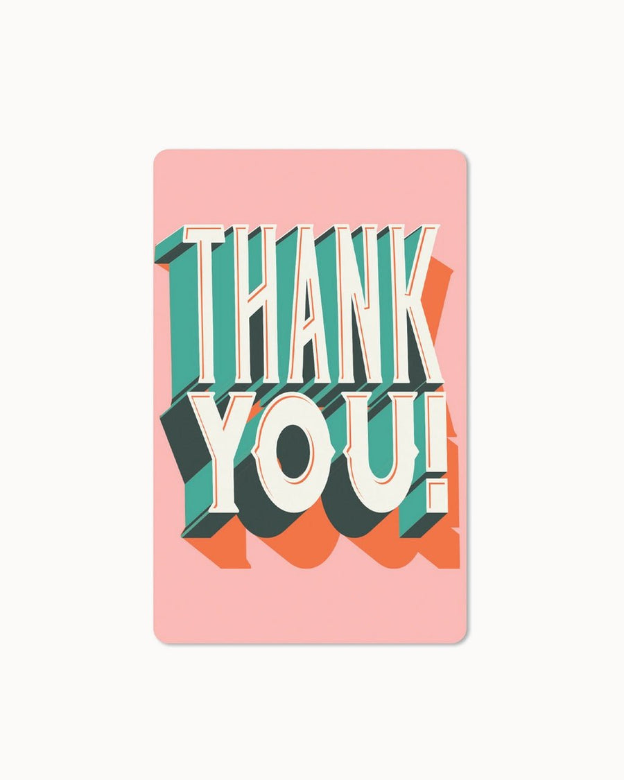 CHI - LC374 - chic.mic - Lunacard Postkarte 'Thank you'