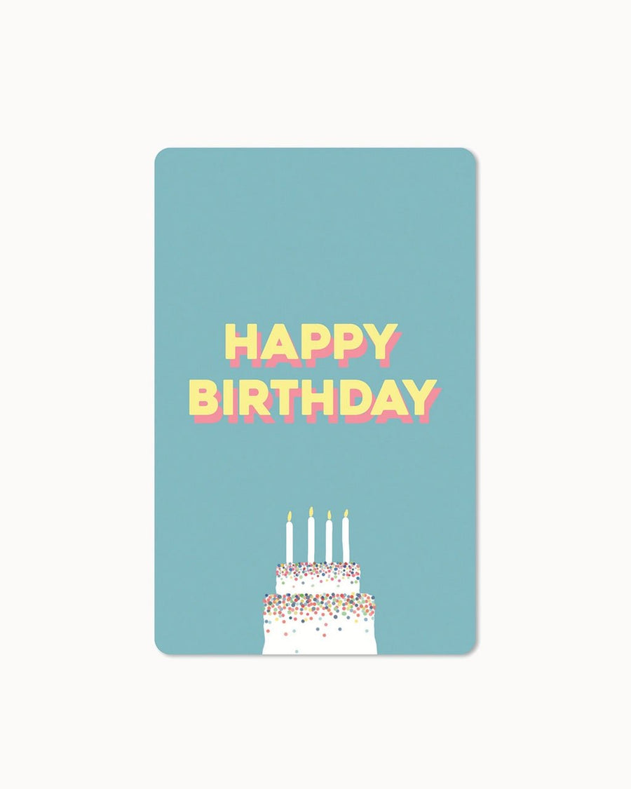 CHI - LC354 - chic.mic - Lunacard Postkarte 'Torte Happy Birthday'