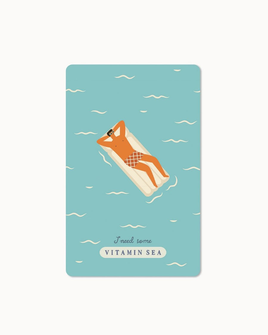 CHI - LC380 - chic.mic - Lunacard Postkarte 'vitamin sea'