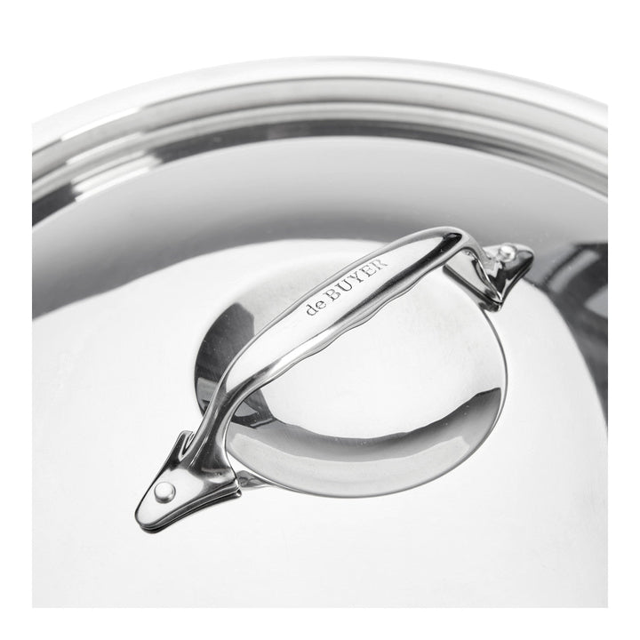 DEB - 3709.24N - de Buyer 'Edelstahl Deckel mit Gussgriff Ø24 cm'