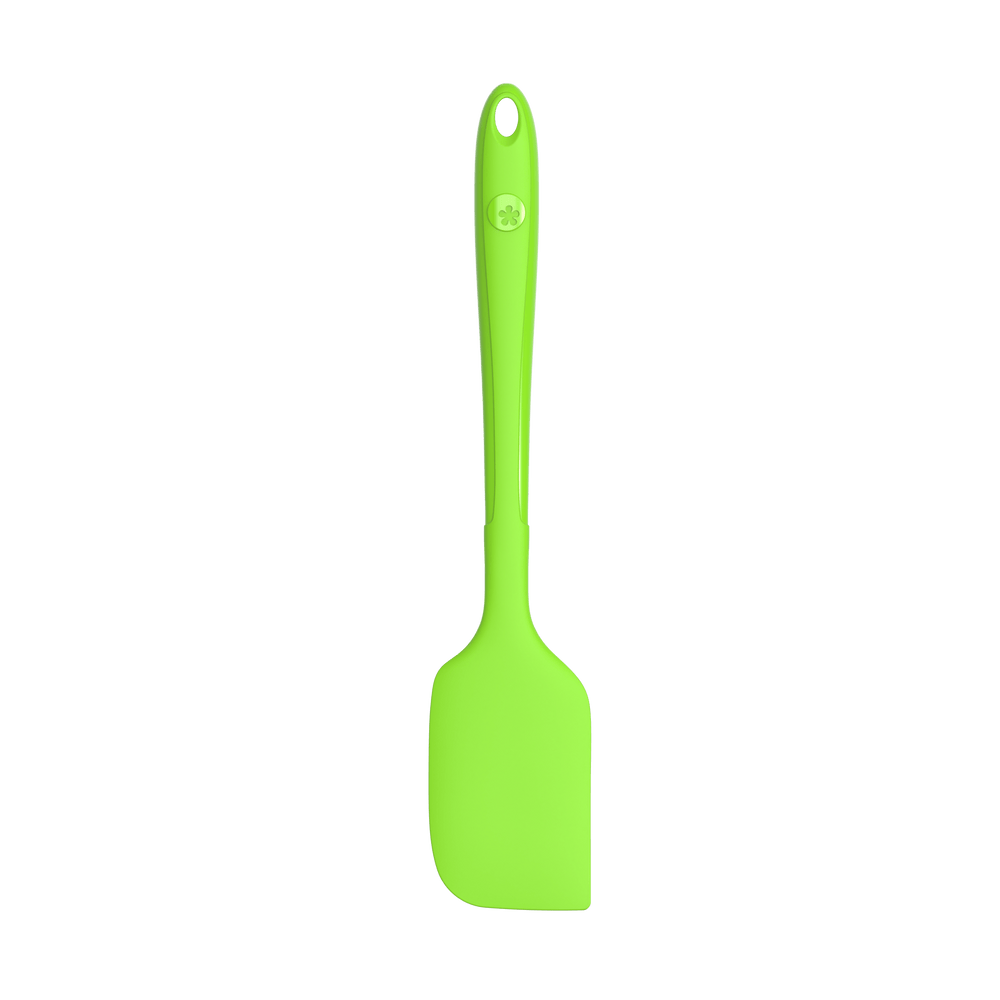 KOBL - 22961.02 - Design Teigschaber 30cm, KochBlume, Silikon, Edelstahl, limette