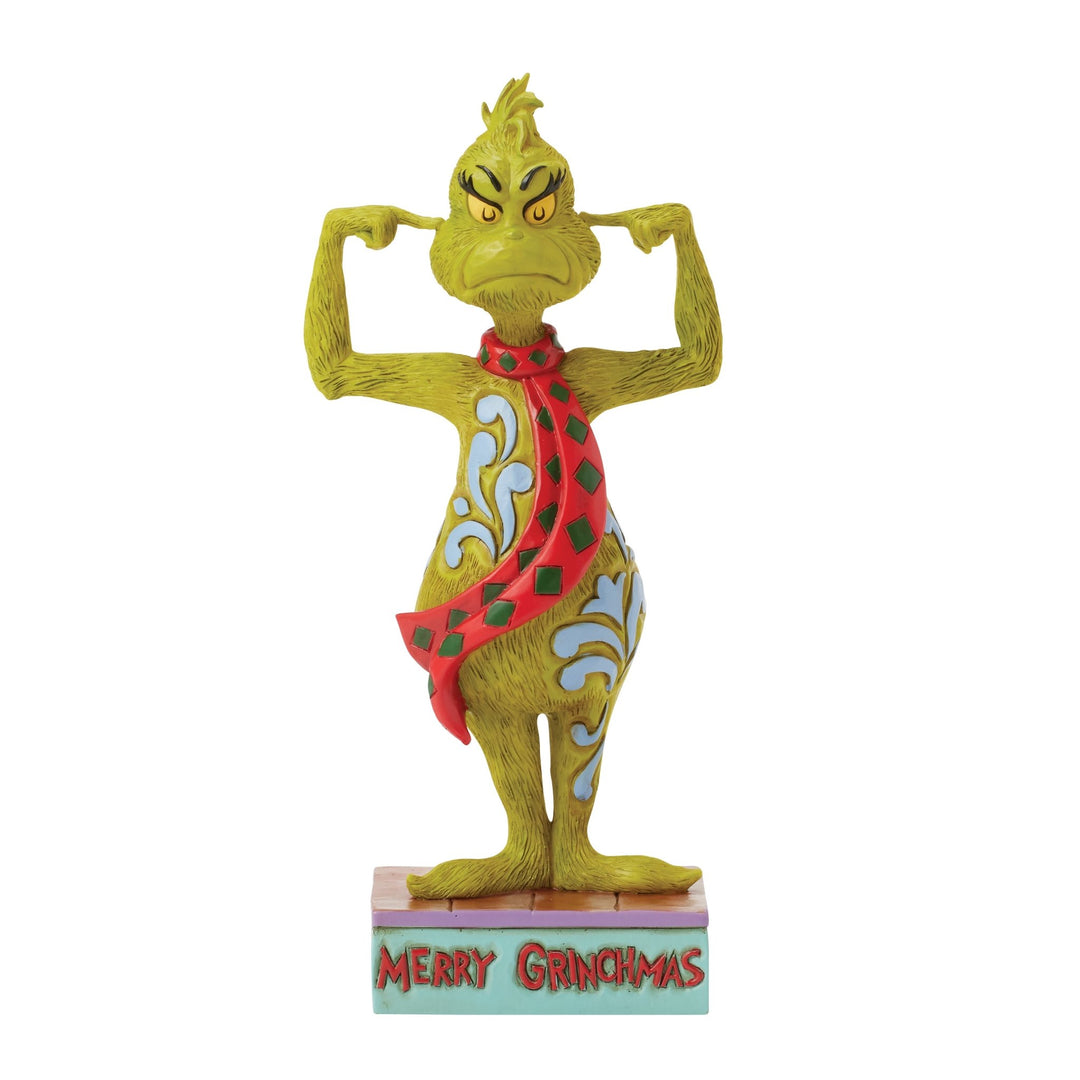 6017067 - Die Grinch - Figur, die sich die Ohren zuhält, Jim Shore 2025