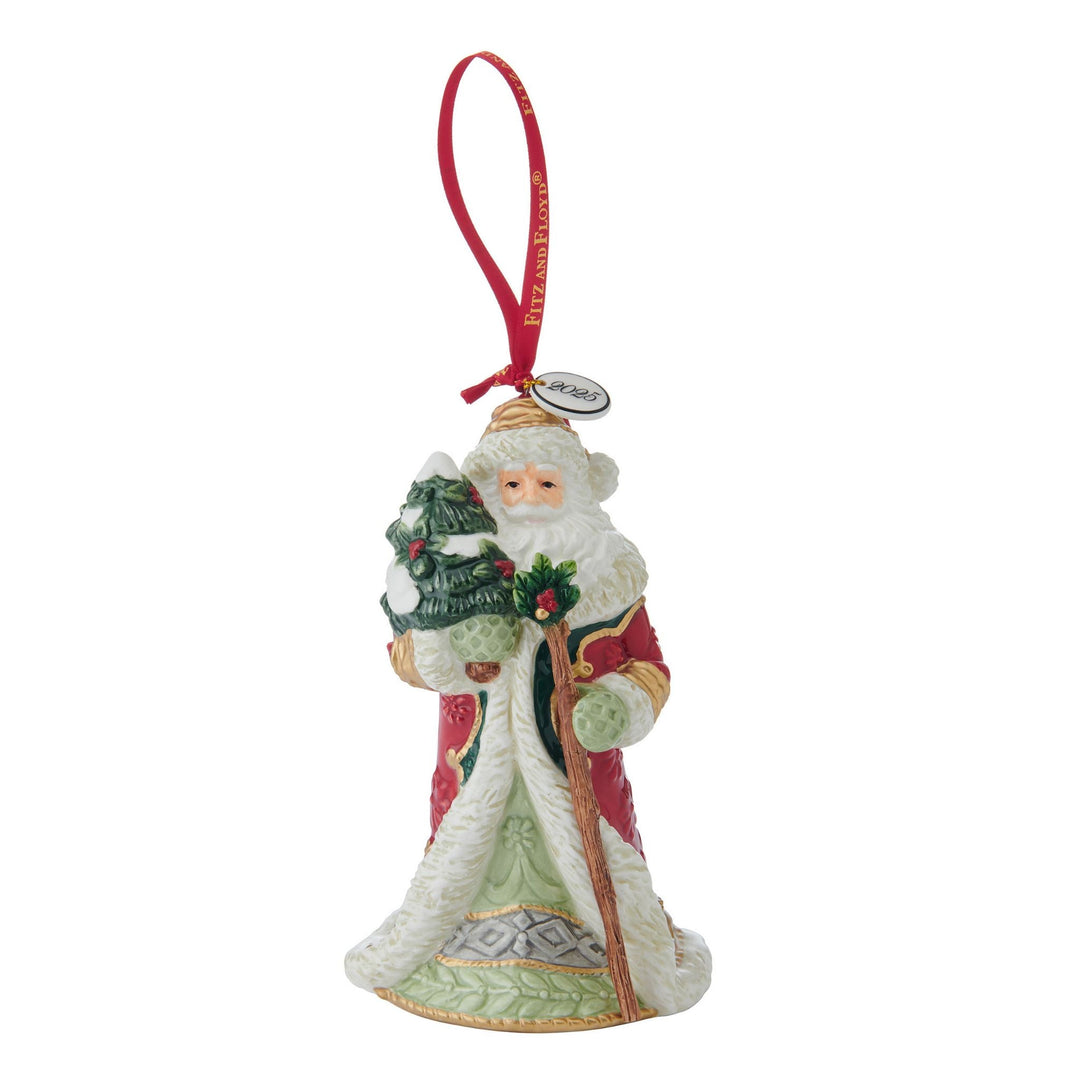 FaF - 1025010 - Fitz & Floyd Christmas Collection Hänger Campanella SANTA 2025 - 15cm - 2025