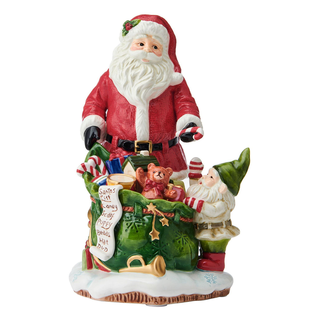 FaF - 1025015 - Fitz & Floyd Christmas Collection Santa mit großem Geschenkesack - 30cm - 2025