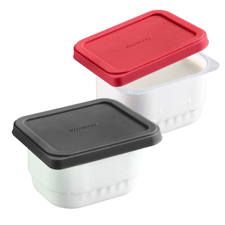 WST - 23162270 - Frischhaltedeckel Set mit 2 Deckel, eckig, Westmark, 10,5 x 8,5cm