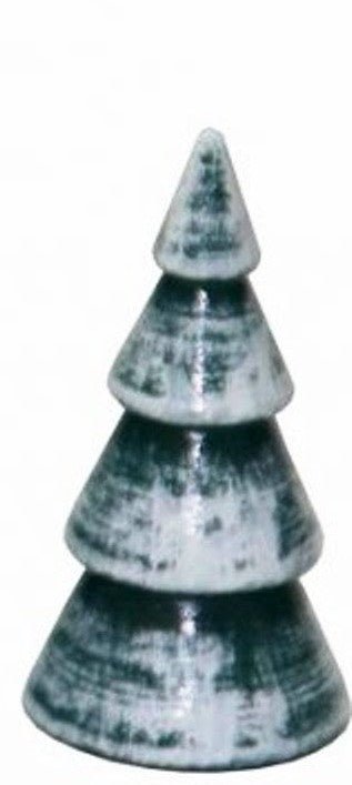 GAH - 34901 - Gahlenz - Snowmen - Group 'Ringelbaum grün - weiß - Höhe 3,5cm'