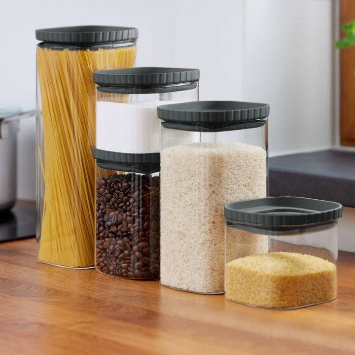 WST - 23612260 - Glasdose mit Silikondeckel, Westmark, 655ml