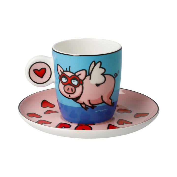 67200201 - Goebel Pop Art, Espressotasse, Ed Eck - When Pigs Fly 2025