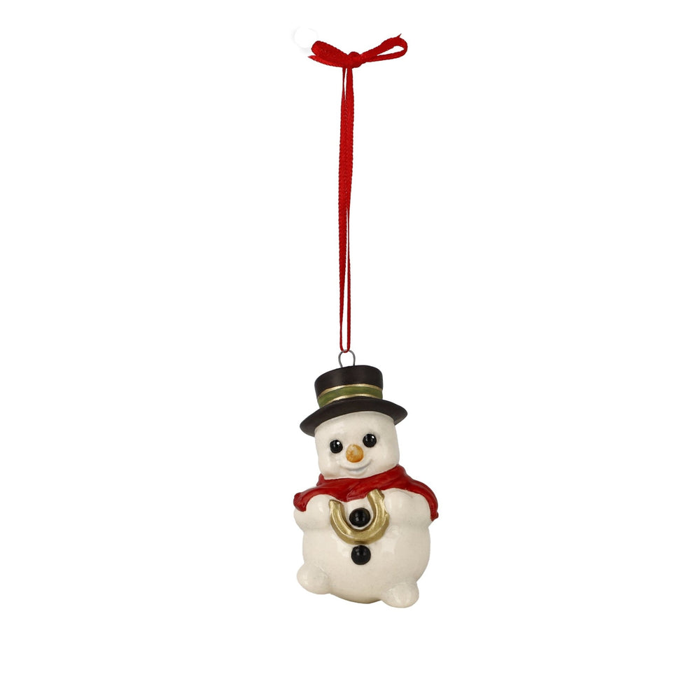 66704691 - Goebel Schneemann, Hänger, Oskar mit Hufeisen - 5cm - 2025