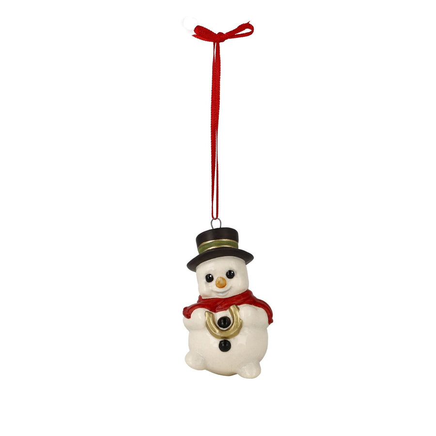 66704691 - Goebel Schneemann, Hänger, Oskar mit Hufeisen - 5cm - 2025