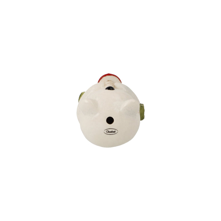 66704701 - Goebel Schneemann, Hänger, Rudi mit Glückspilz - 5cm - 2025