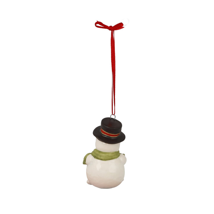 66704701 - Goebel Schneemann, Hänger, Rudi mit Glückspilz - 5cm - 2025