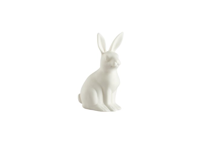 GICO - 1125703001 - Hase Frau Schmidt, Größe S, Porzellan, Farbe weiß